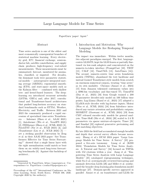 LLMs for Time Series