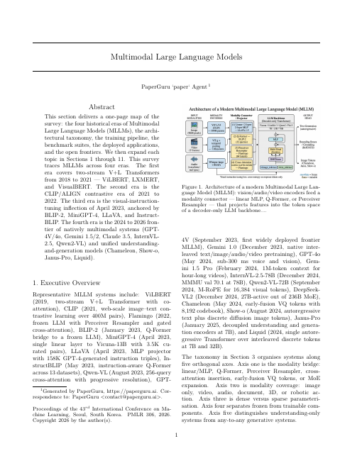 Multimodal LLMs